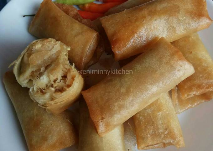 Resep Lumpia bengkuang rasa bung (ide jualan takjil), Lezat