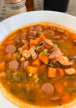 Foto resep Sup Merah Sosis