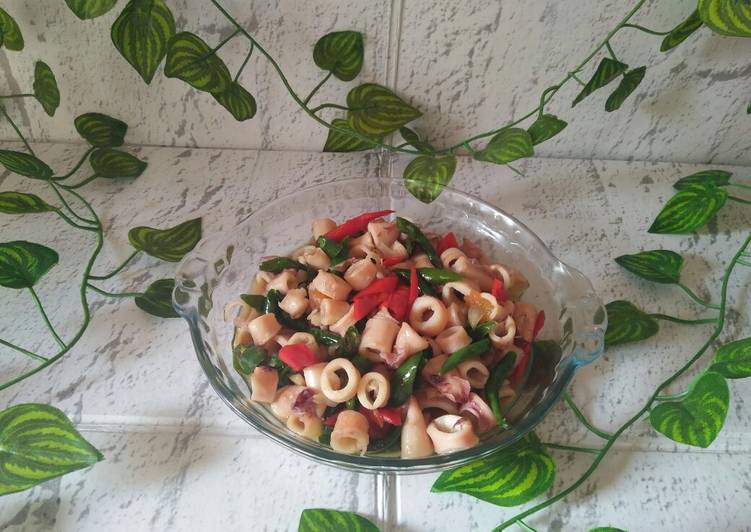 Resep Cumi Cabe Ijo Lezat