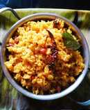 Puliyogare/tamarind rice