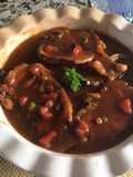 Chuletas ahumadas agridulce