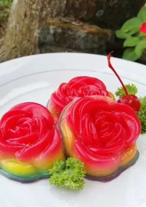 Foto resep Lapis Kanji Rainbow