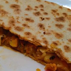 A picture of Stuffed tortilla or quesadilla.