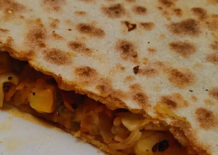 Simple Way to Make Stuffed tortilla or quesadilla