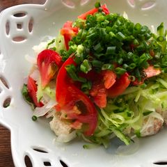 A picture of Tajikistan Salad ‘Qurtob’.