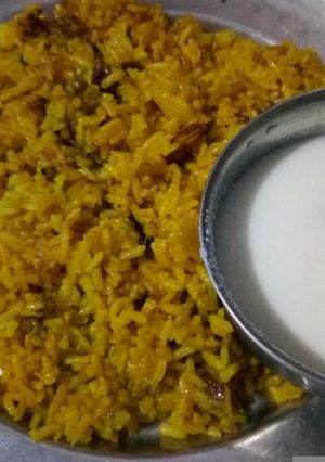 A picture of Onion rice.