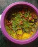 Kadhi pakoda with jeera rice