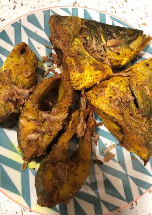 Gambar Siakap Goreng Blackpepper Airfry