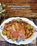 7:3:25 - Asam pedas kepala ikan merah dengan timun dan nenas