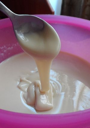 Una foto de Leche condensada casera