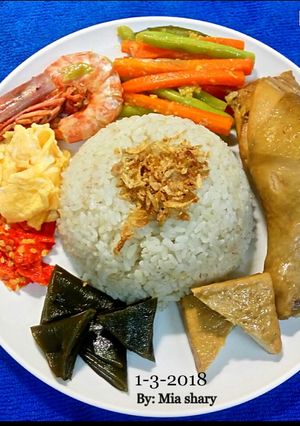 Foto resep Nasi uduk rice cooker