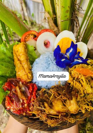 Foto resep Nasi Bunga Telang