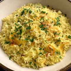 A picture of Saffron Rice.