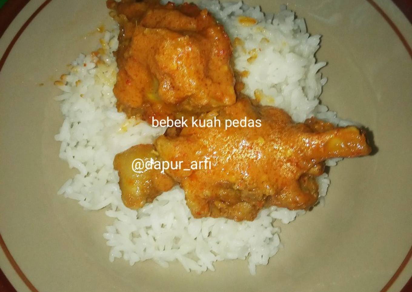 Bebek kuah pedas