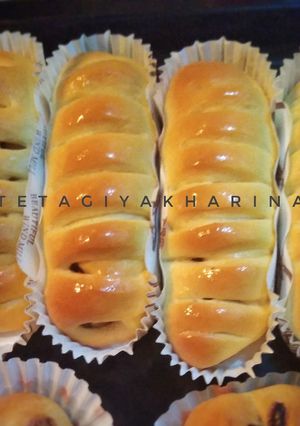 Foto resep Roti isi pisang (tanpa whipped cream)