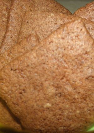 Una foto de Galletitas secas de chocolate a la cuchara