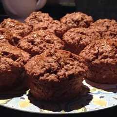 Una foto de Muffins de avena con cacao y ralladura de naranja
