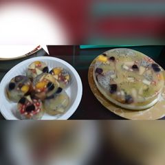 A picture of Fruit jelly cake.