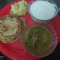 A picture of Vrat thali.