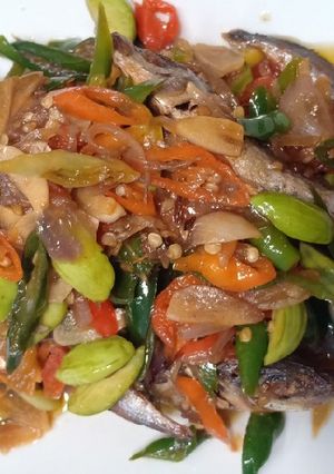 Foto resep Tumis ikan asin pedas nikmat