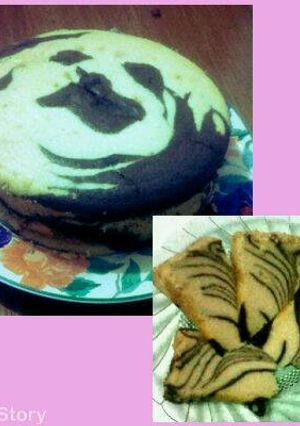 Foto resep Bolu agar agar zebra