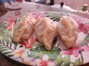 Una foto de relleno para dumplings de cerdo