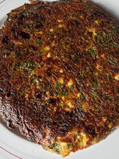 Una foto de Tortilla de espinaca, acelga y ricota