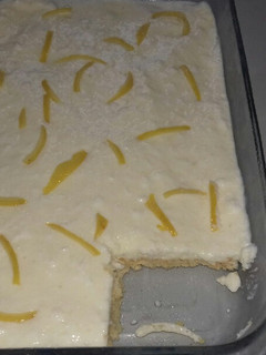 Una foto de Mousse de limón🍋aireada