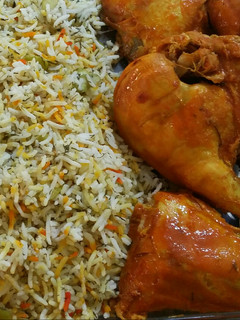عکسی از دستور سبزی پلو باقالی با مرغ