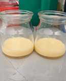 Bánh flan sữa mẹ cho bé ăn dặm