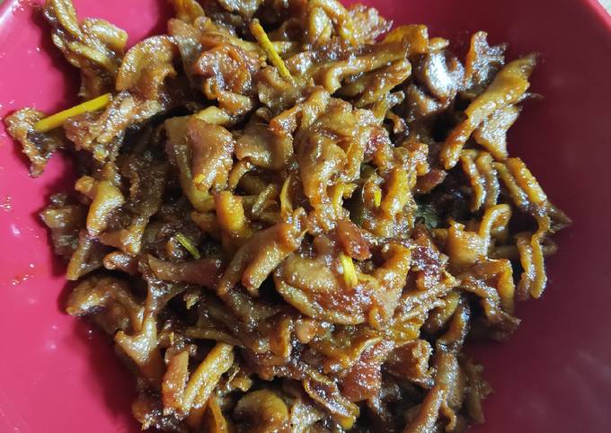 Usus ayam masak kecap