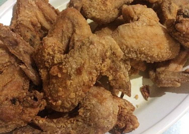 Resep Crispy Wings / Sayap Ayam Goreng Krispi, Bikin Ngiler