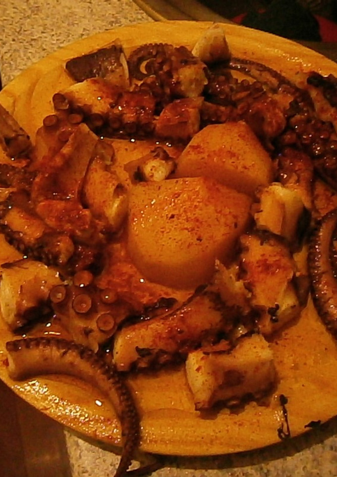 Una foto de Pulpo a la gallega (a feira)