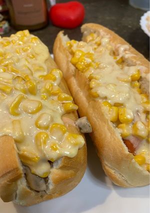 Фото Хот-доги з сирною кукурудзою 🌭.