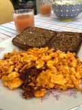 Nduja scrambled eggs