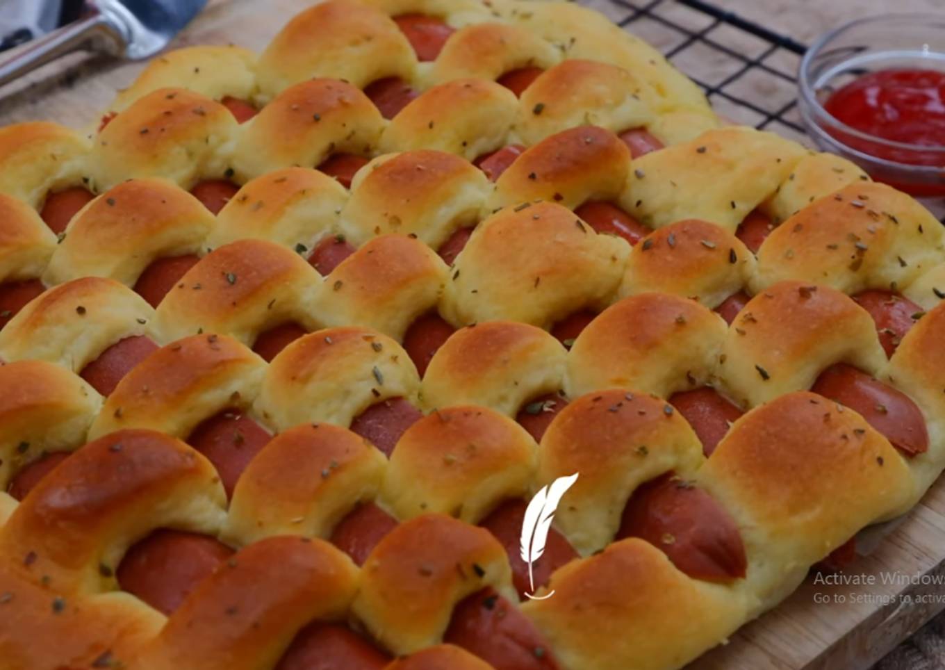 Roti tikar sosis kekinian