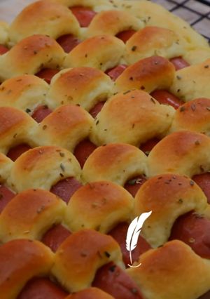 Foto resep Roti tikar sosis kekinian