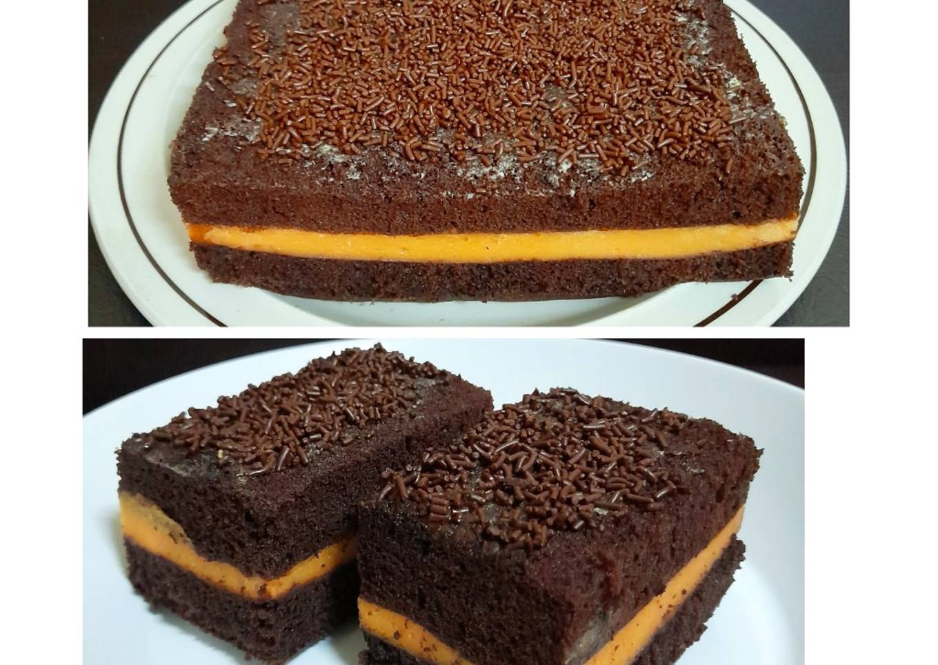 Steamed Chocolate Cheese Cake - bolu kukus coklat keju - resep kuliner nusantara