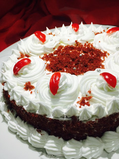 A picture of Red velvet cake.