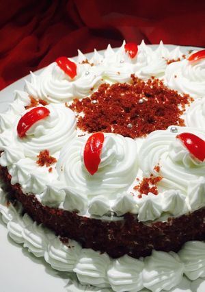 A picture of Red velvet cake.