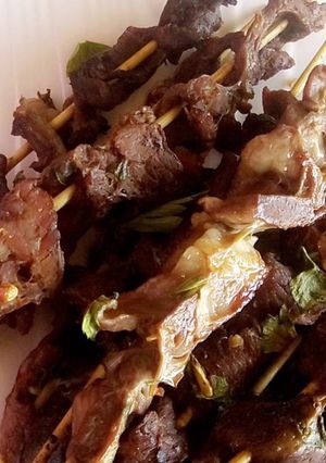 A picture of Beef kebab.