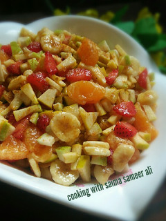 A picture of Fruit chaat #cookpadramadan #iftar.
