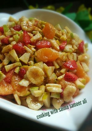 A picture of Fruit chaat #cookpadramadan #iftar.