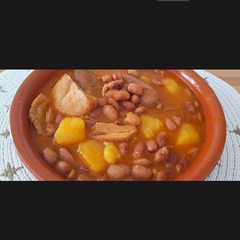 Una foto de Potaje de alubias con carne