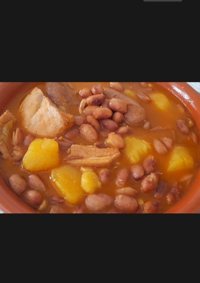 Una foto de Potaje de alubias con carne