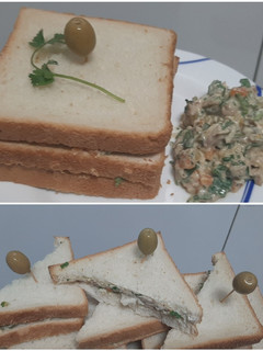 عکسی از دستور ساندویچ مرغ 😋😋
