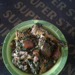 A picture of Vegetable soup.