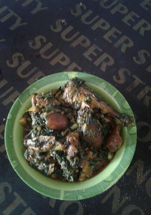 A picture of Vegetable soup.