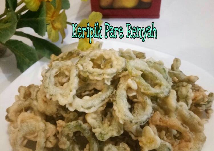 Resep Keripik Pare Renyah Anti Gagal