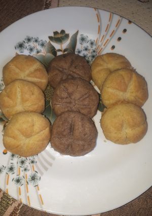 عکسی از دستور شیرینی‌ ساده‌ ۴ قلم‌مواد‌.....بدون‌ شیر🥛